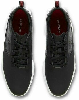 Pantofi de golf pentru bărbați Footjoy Superlites XP Negru/Alb/Roșu 40,5 - 7