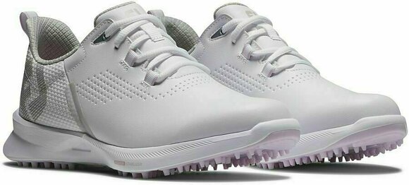 Dámske golfové topánky Footjoy Fuel White/White/Pink 36,5 - 5
