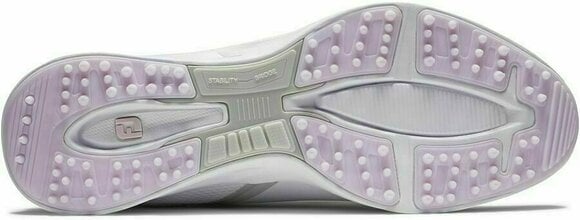 Pantofi de golf pentru femei Footjoy Fuel White/White/Pink 38,5 - 4