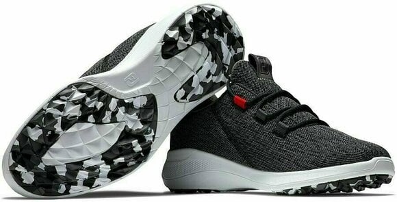 Мъжки голф обувки Footjoy Flex Black/Charcoal 44,5 - 6