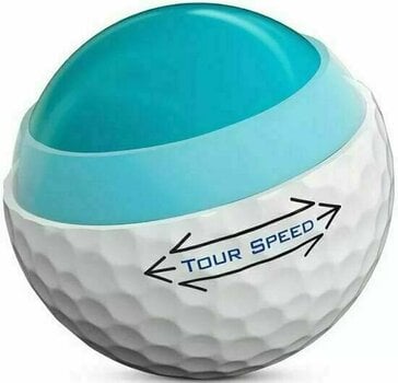 Нова топка за голф Titleist Tour Speed 2022 White - 4