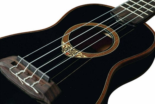 Koncertné ukulele LAG U100C-BLK - 3