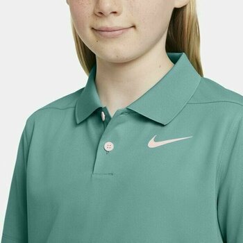 Polo Shirt Nike Dri-Fit Victory Boys Golf Polo Washed Teal/White M - 3