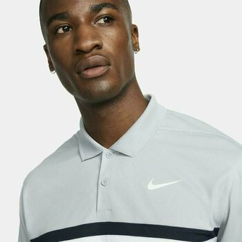 Chemise polo Nike Dri-Fit Victory Light Grey/Obsidian/White S - 3