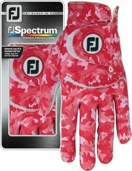 Rukavice Footjoy Spectrum Womens Golf Gloves Left Hand Red Camo M - 3