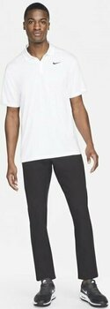 Polo-Shirt Nike Dri-Fit Victory Mens Golf Polo White/Black XL - 4