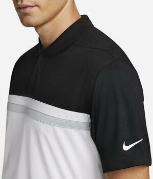 Риза за поло Nike Dri-Fit Victory OLC Black/White/Light Grey XL - 4