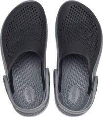 Zapatos para barco de niños Crocs Kids' LiteRide 360 Clog Black/Slate Grey - 3