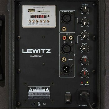 Aktiver Lautsprecher Lewitz PA 210KA-MP - 3