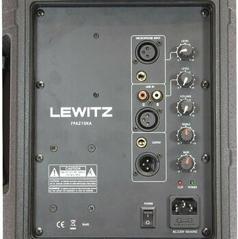 Ενεργό Loudspeaker Lewitz PA 210KA - 6