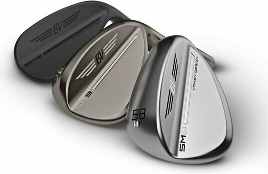 Λέσχες γκολφ - wedge Titleist SM9 Λέσχες γκολφ - wedge Δεξί χέρι 52° 08° Wedge Flex - 5