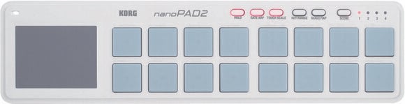 Controlador MIDI Korg nanoPAD2 WH - 2