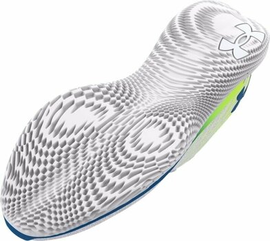 Løbesko til vej og asfalt Under Armour Men's UA Flow Velociti Wind 2 Running Shoes White/High-Vis Yellow/Cruise Blue 42 Løbesko til vej og asfalt - 4