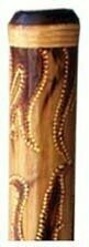 Didgeridoo Terre Didgeridoo Bamboo Burned+Painted - 1