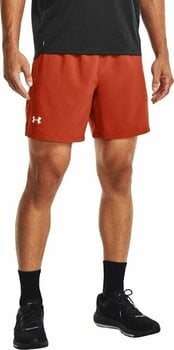 Pantalones cortos para correr Under Armour UA Speed Stride 2.0 Fox/Jet Gray/Reflective XL Pantalones cortos para correr - 4