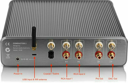 Hi-Fi Headphone Preamp Burson Audio Conductor 3 Reference Silver - 2