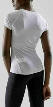 Running t-shirt with short sleeves
 Craft PRO Dry Nanoweight Women's Tee White L Running t-shirt with short sleeves - 5