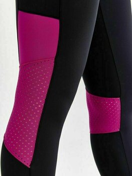 Spodnie/legginsy do biegania
 Craft ADV Essence 2 Women's Tights Black/Roxo L Spodnie/legginsy do biegania - 2