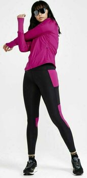 Pantalones/leggings para correr Craft ADV Essence 2 Women's Tights Black/Roxo L Pantalones/leggings para correr - 5