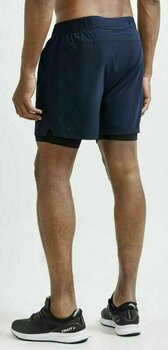 Laufshorts Craft ADV Essence 2v1 Shorts Navy Blue S Laufshorts - 4