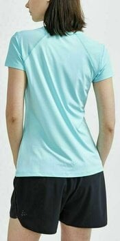 Running t-shirt with short sleeves
 Craft ADV Essence Slim SS Women's Tee Sea L Running t-shirt with short sleeves (Damaged) - 5