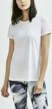 Running t-shirt with short sleeves
 Craft ADV Essence Slim SS Women's Tee White M Running t-shirt with short sleeves - 3