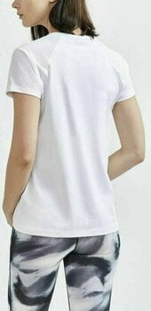 Running t-shirt with short sleeves
 Craft ADV Essence Slim SS Women's Tee White M Running t-shirt with short sleeves - 4