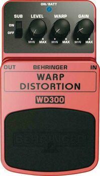 Efeito para guitarra Behringer WD 300 Warp Distortion - 2