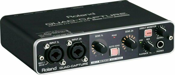 USB audio převodník - zvuková karta Roland UA-55 Quad Capture - 2
