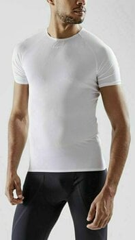 Koszulka do biegania z krótkim rękawem Craft PRO Dry Nanoweight Tee White M Koszulka do biegania z krótkim rękawem - 2