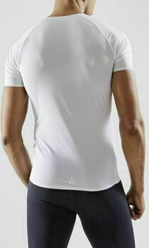 Koszulka do biegania z krótkim rękawem Craft PRO Dry Nanoweight Tee White M Koszulka do biegania z krótkim rękawem - 3