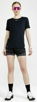 Tricou cu mânecă scurtă pentru alergare
 Craft PRO Hypervent SS Women's Tee Black/Roxo M Tricou cu mânecă scurtă pentru alergare - 6