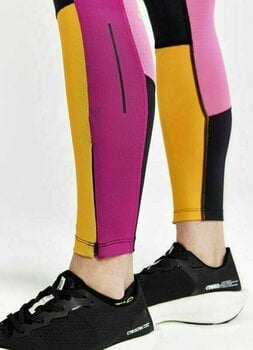 Calças/leggings de corrida Craft PRO Hypervent Women's Tights Black/Roxo S Calças/leggings de corrida - 4