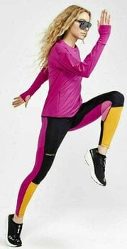 Spodnie/legginsy do biegania
 Craft PRO Hypervent Women's Tights Black/Roxo S Spodnie/legginsy do biegania - 7