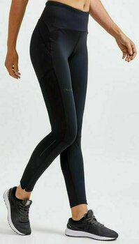 Spodnie/legginsy do biegania
 Craft PRO Hypervent Women's Tights Black/Roxo XS Spodnie/legginsy do biegania - 5