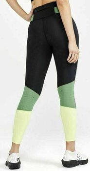 Calças/leggings de corrida Craft PRO Charge Blocked Women's Tights Giallo/Black XS Calças/leggings de corrida - 5