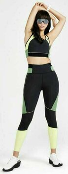Calças/leggings de corrida Craft PRO Charge Blocked Women's Tights Giallo/Black XS Calças/leggings de corrida - 6