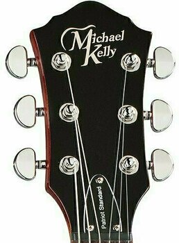 Elektriska gitarrer Michael Kelly Patriot Standard Trans Red - 4