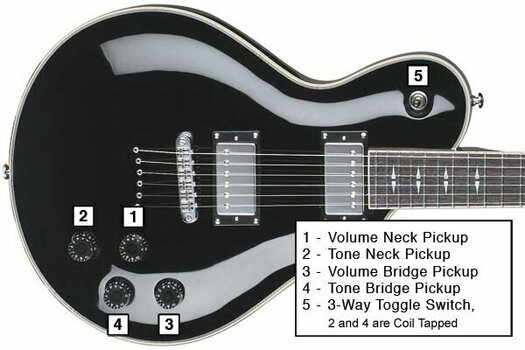 Electric guitar Michael Kelly Patriot Decree Black Vapor - 2