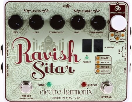 Efeito para guitarra Electro Harmonix Ravish Sitar - 2