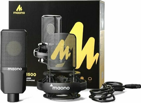 Kondenzátorový studiový mikrofon Maono AU-PM500 Kondenzátorový studiový mikrofon - 7