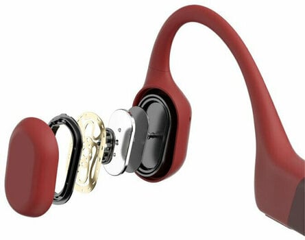 Bone Conduction Headphones Shokz OpenRun Standard Red - 3
