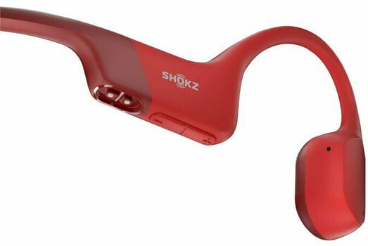 Bone Conduction-hovedtelefoner Shokz OpenRun Standard Red - 4