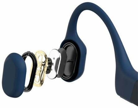 Ακουστικά Bone Conduction Shokz OpenRun Standard Μπλε - 3