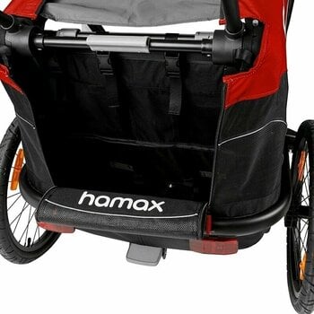 Gyerekülés és pótkocsi kerékpárokhoz Hamax Outback One Red/Black Gyerekülés és pótkocsi kerékpárokhoz - 4