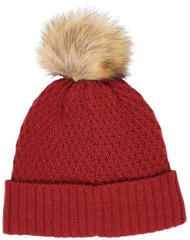 Zimne kape Callaway Ladies Pom Pom Dark Red UNI Kapa - 1