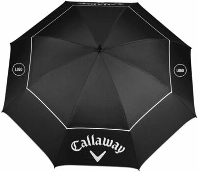 ombrelli Callaway Shield 64 Umbrella Black/White 2022 - 2