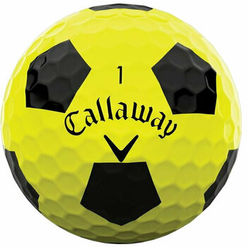 Palle da golf Callaway Chrome Soft Yellow Truvis Black 2022 - 2