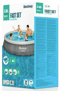 Inflatable Pool Bestway Fast Set Rattan 7340 L Inflatable Pool - 5