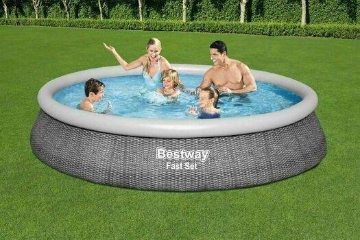 Piscina inflable Bestway Fast Set Rattan 7340 L Piscina inflable - 7